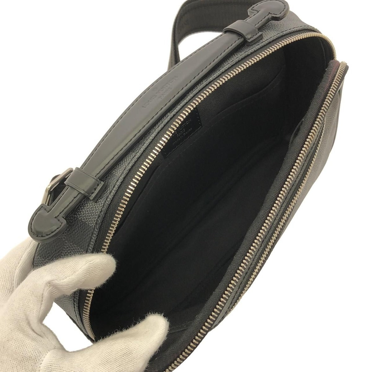 Louis Vuitton Damier Graphite Ambler Shoulder Bag — view 7