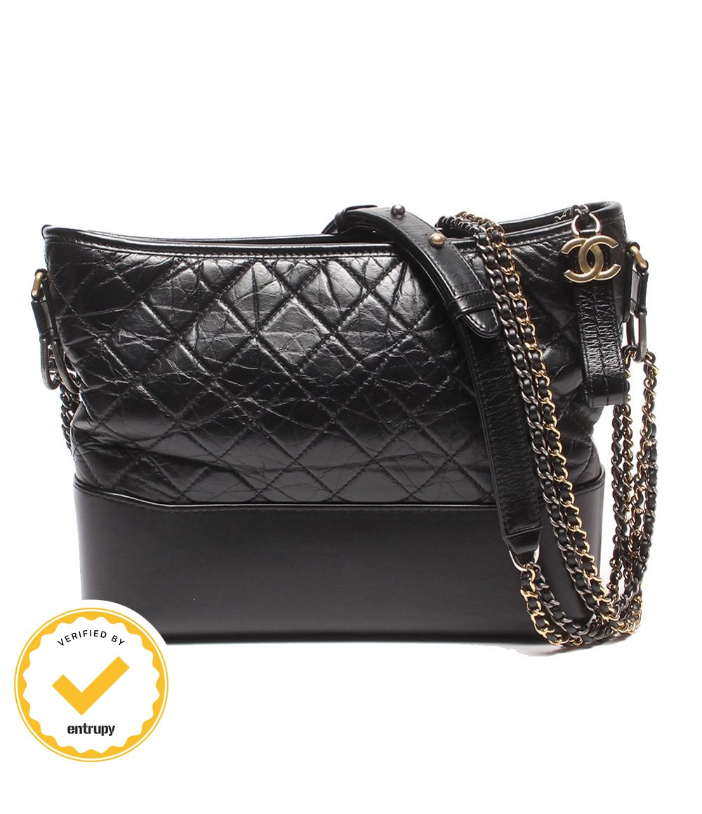 Chanel Chain Shoulder Bag Quilted Hobo Large Gabriel
