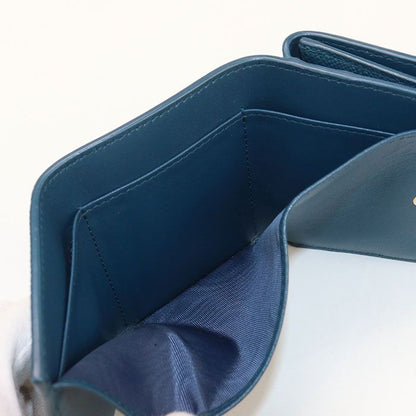 DIOR Trifold Wallet Dior Caro Trifold Wallet Leather Women