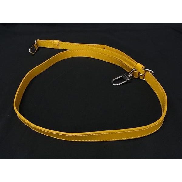 Louis Vuitton Leather Bag Strap Shoulder Crossbody Yellow — view 2