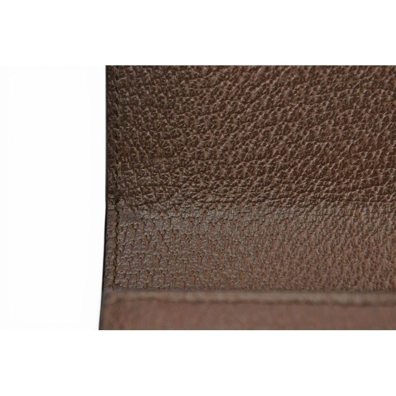 Gucci Wallet Bifold Ophidia Beige Ebony GG Supreme — view 11