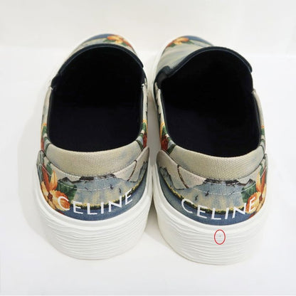 Celine Slip-ons Size 43 Tropical Pattern Gray Shoes Apparel — view 6