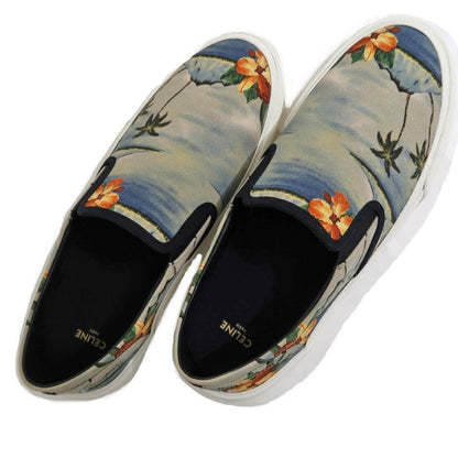 Celine Slip-ons Size 43 Tropical Pattern Gray Shoes Apparel — view 7