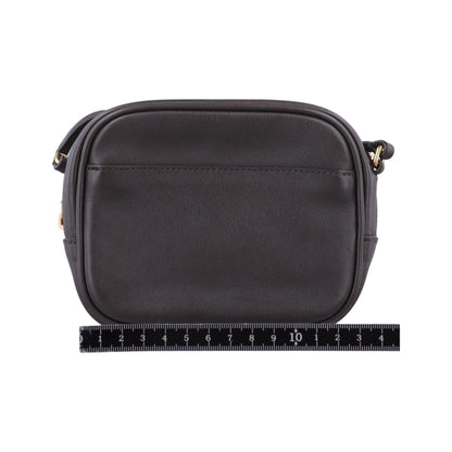 Saint Laurent Yves Blogger Gray Leather Messenger Bag — view 2