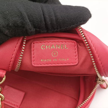 CHANEL charm Round Pink Ramskin A8162026890476