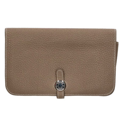 Hermes Dogon Duo GM Togo Etoupe Wallet