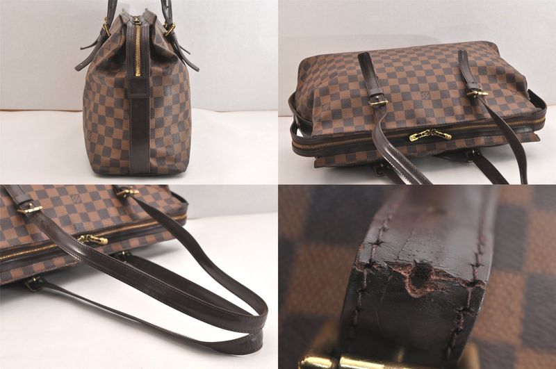 Louis Vuitton Damier Chelsea Shoulder Tote Bag N51119 LV 3054n