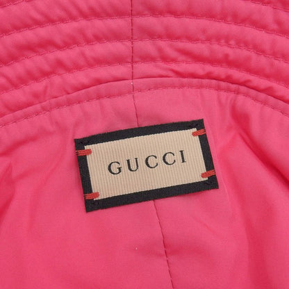 Unused With Tags Gucci 2023item 729470 Brella Cloche GG Metal Nylon Bucket Hat