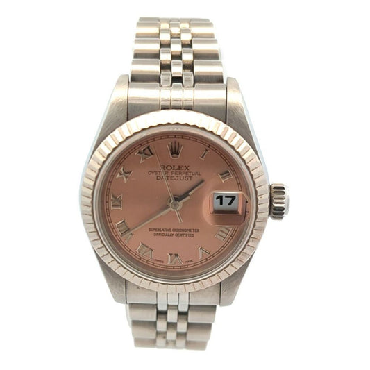 Rolex Datejust Automatic Watch 18k 750 SS Gold Stainless Steel Box Delivery