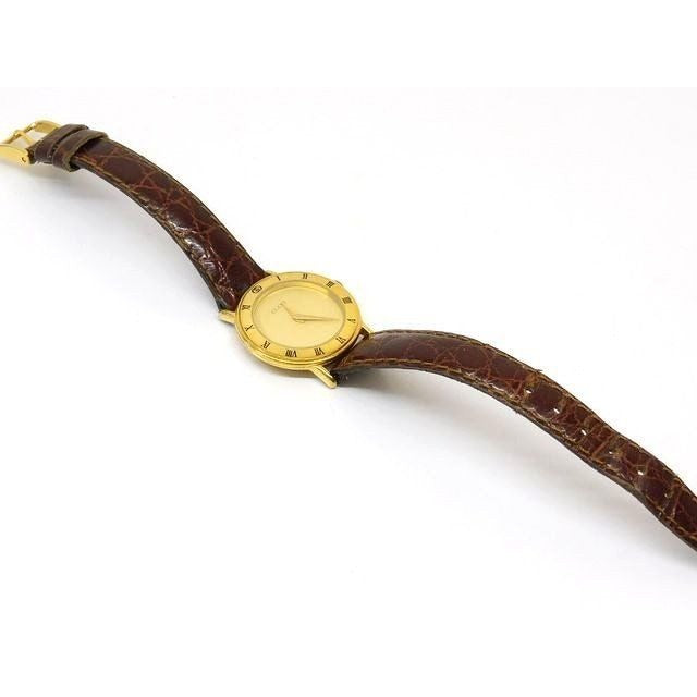 Gucci Antique Watch Leather Gold — view 2