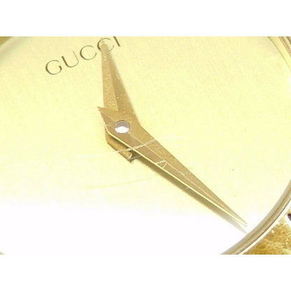 Gucci Antique Watch Leather Gold — view 5