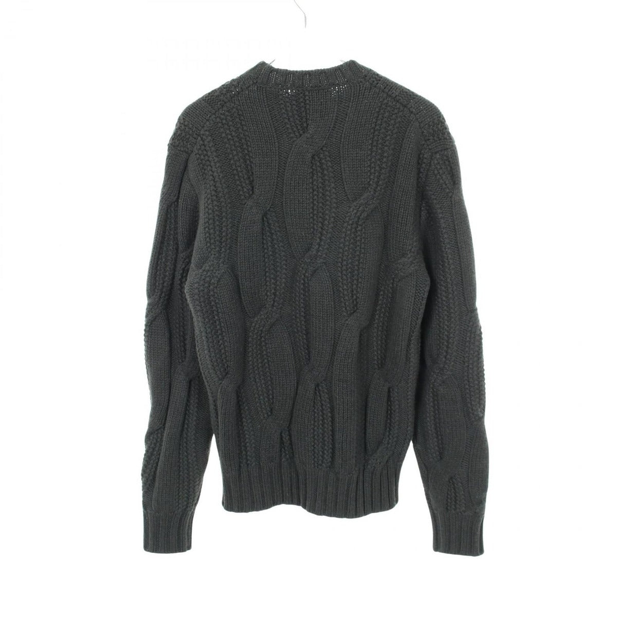 Hermes Knit Wool Cashmere Sweater Green Blue — view 2