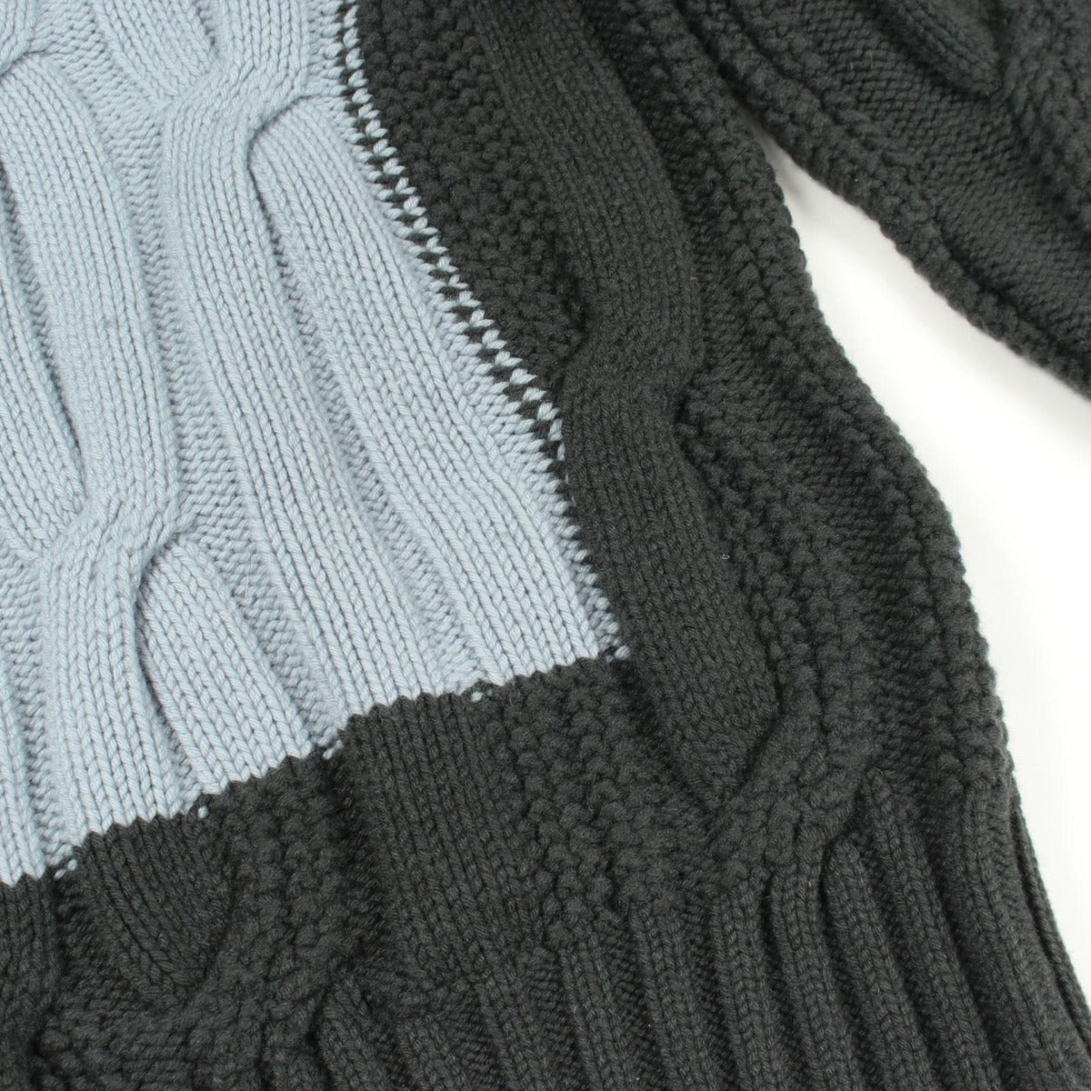 Hermes Knit Wool Cashmere Sweater Green Blue — view 6