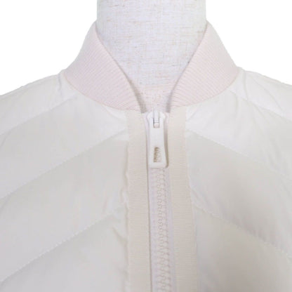 Hermes Series Logo Rubber Patch Zip UP Down Vest White 40 — view 4