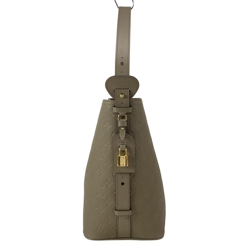 Louis Vuitton Shoulder Bag Monogram Empreinte All In GM M25823 Smoked Leather