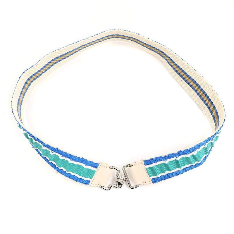 Fendi Asymmetrical Poplin Ribbon Dress Fd9648 A0my Navy 36