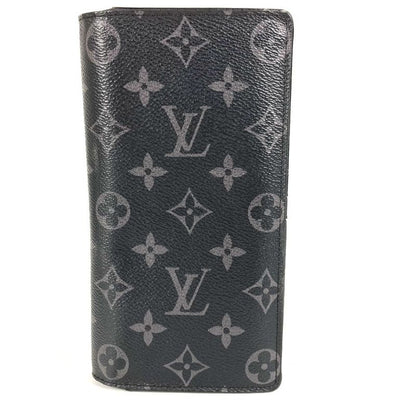 Louis Vuitton Long Wallet Portefeuille Blazer M61697 Monogram Eclipse Canvas