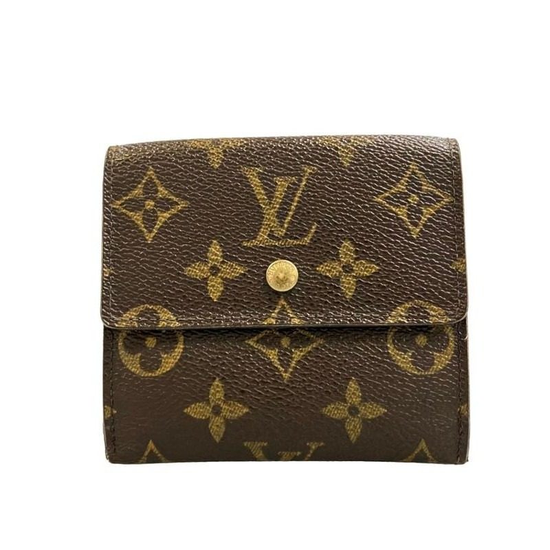 Louis Vuitton Hook Bifold Wallet Porte-Monnaie Billets Cult Cles Monogram