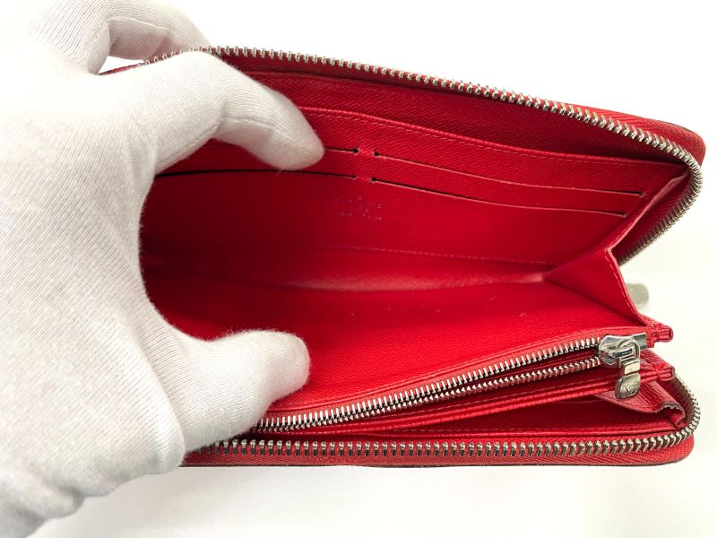 Louis Vuitton Epi Zippy Wallet Round Zip Wallet Long Wallet M61859 Coclico Red