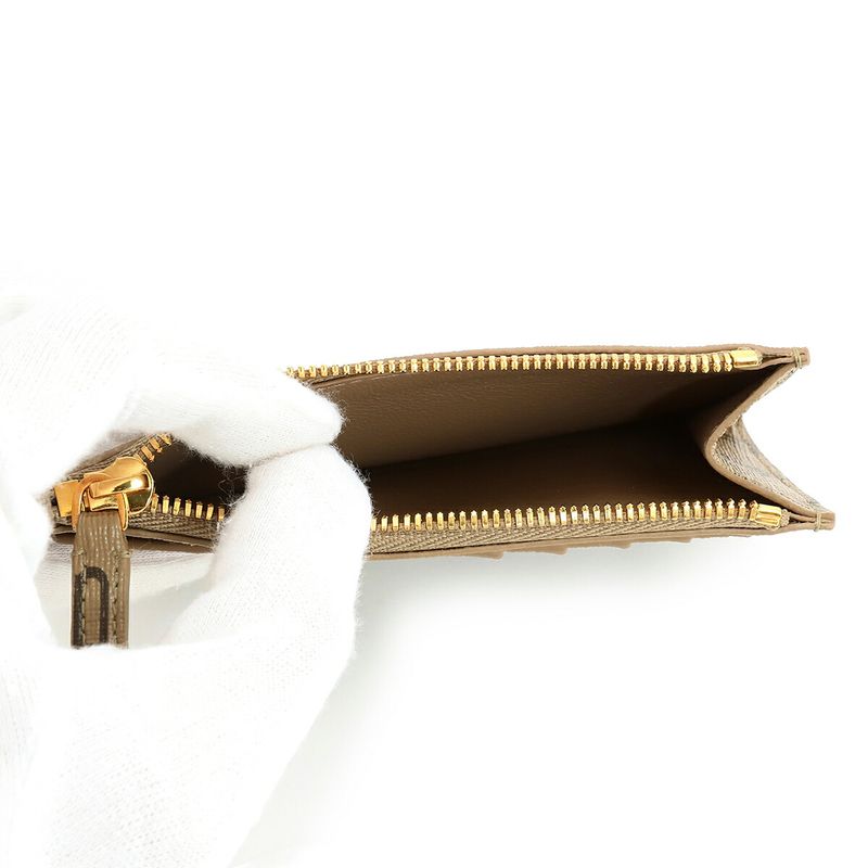 Balenciaga Card Case Signature Beige