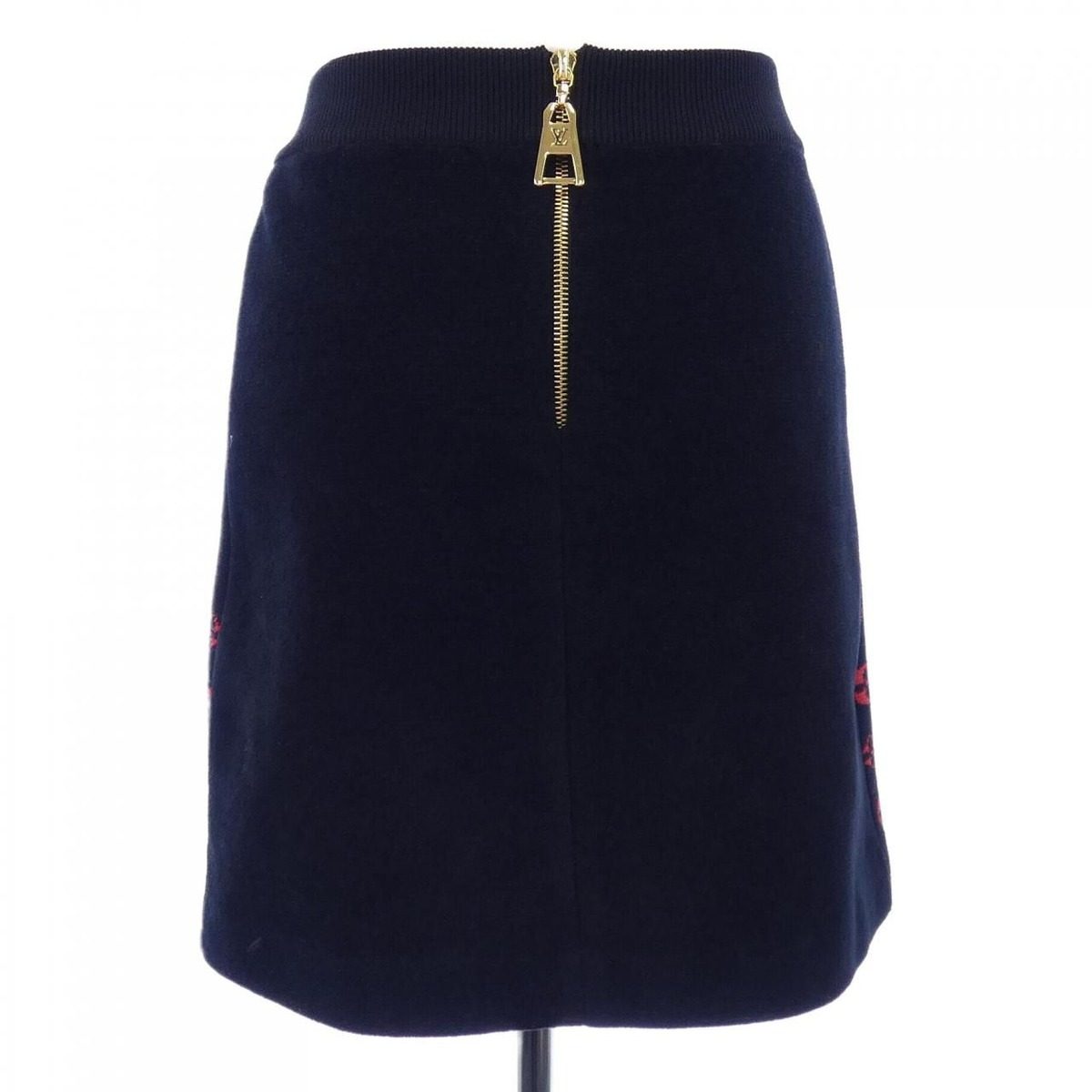 Louis Vuitton Monogram Wool Knit Aline Skirt Sweater — view 2
