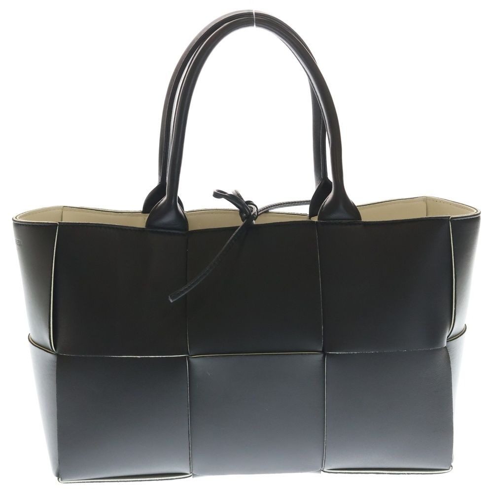 Bottega Veneta Small Arcotto Bag Handbag Black Leather Silver