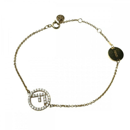 Fendi Bracelet Womens Fs Accessories With Adjuster Brass Zirconia
