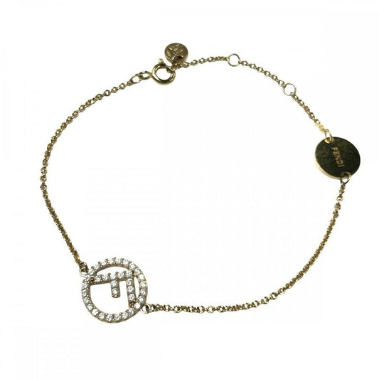 Fendi Bracelet Fs Accessories With Adjuster Brass Zirconia