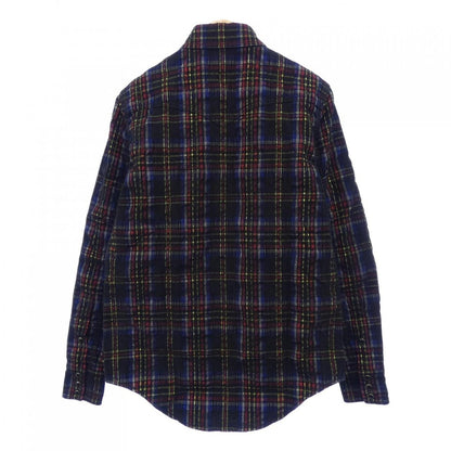 Saint Laurent Shirt Black Red Check — view 2