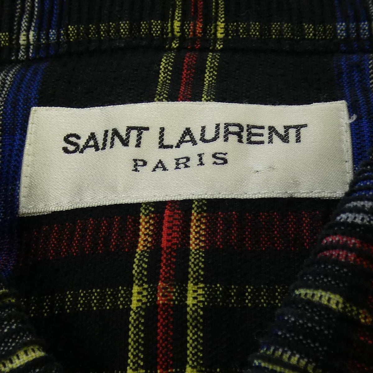 Saint Laurent Shirt Black Red Check — view 4