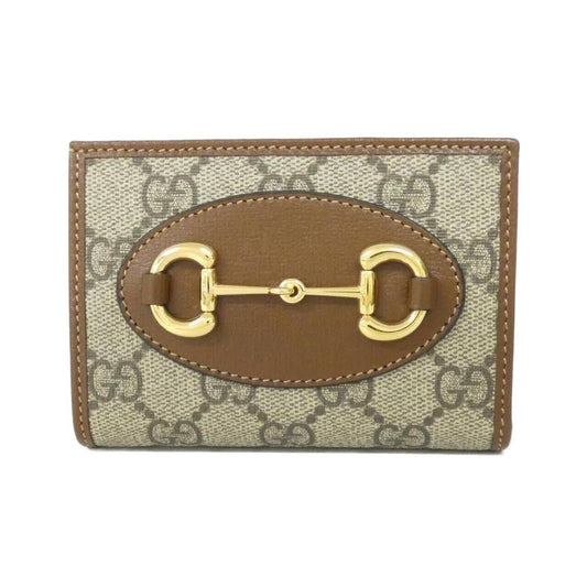 Gucci Horsebit Wallet Canvas Brown