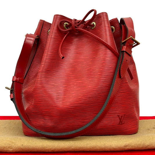 Louis Vuitton Petit Noe Epi Leather Drawstring