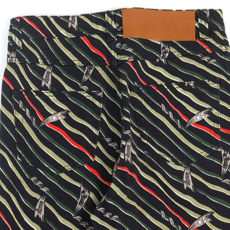 LOEWE X Paulas Ibiza LOEWE X Paulas Ibiza H2282480ib Cotton Cowhide Logo