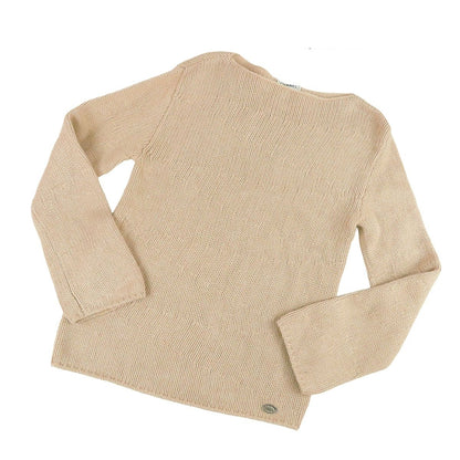 Chanel Knit Beige Wool Silk Vintage 99A Top Sweater 38