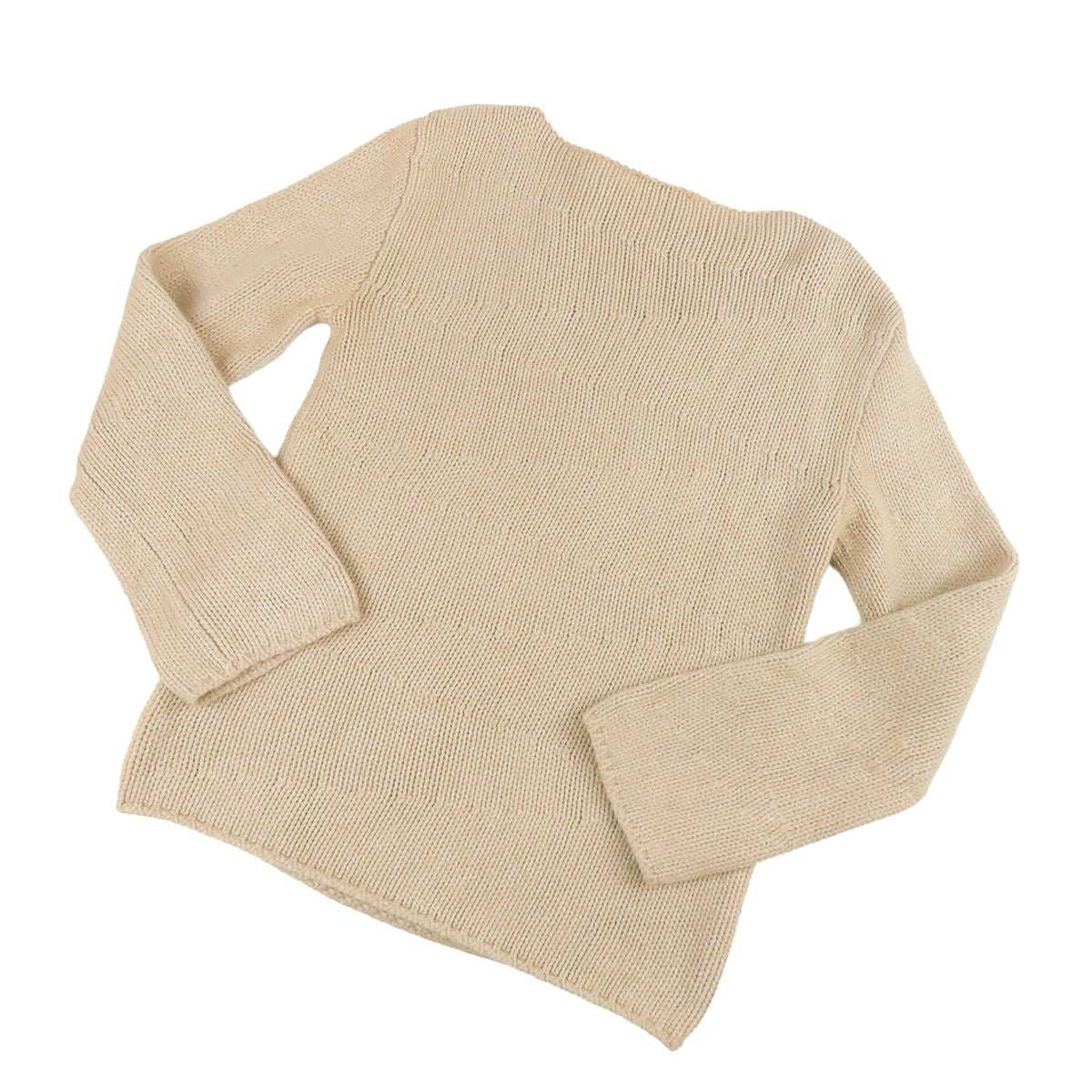 Chanel Knit Beige Wool Silk Vintage 99A Top Sweater 38 — view 2