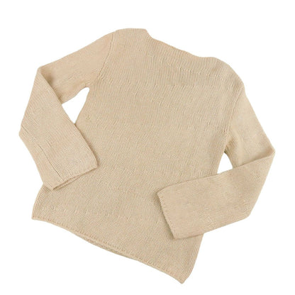 Chanel Knit Beige Wool Silk Vintage 99A Top Sweater 38 — view 2