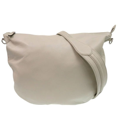 Gucci One Shoulder Bag Messenger Leather Ivory 0960