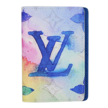 Louis Vuitton Watercolor Monogram Organizer De Poche RFID White