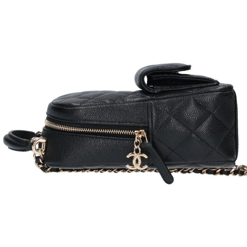 Chanel Matelasse Caviar Skin Chain Mini Backpack Men's