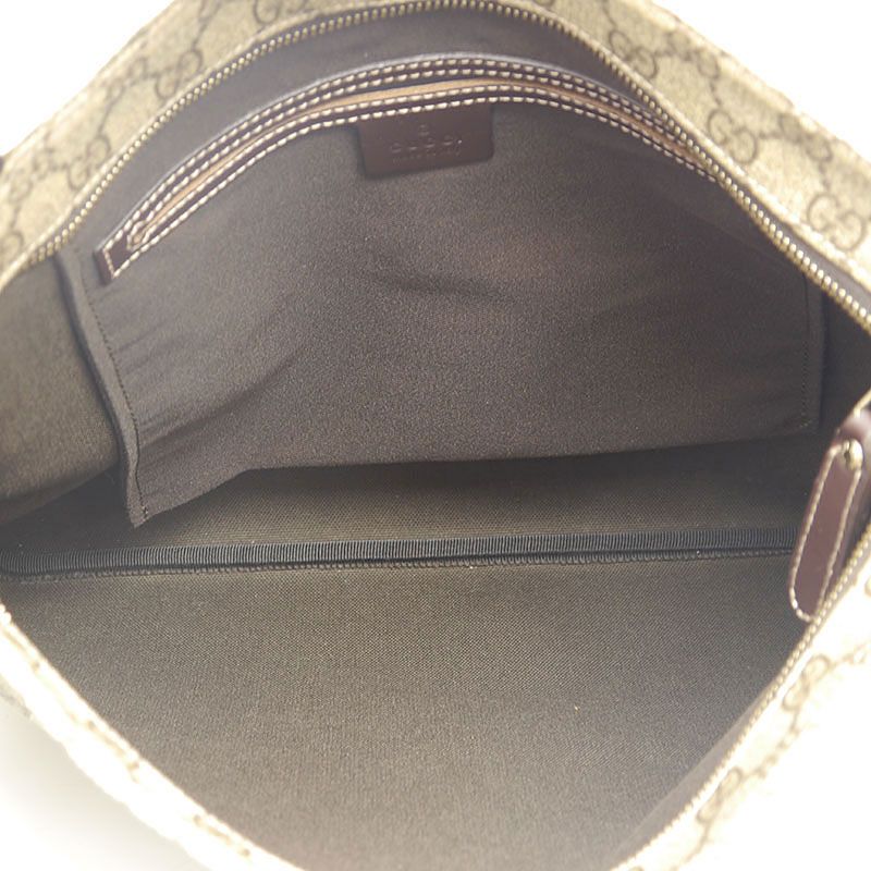 Gucci GG Supreme 201446 Shoulder Bag Beige