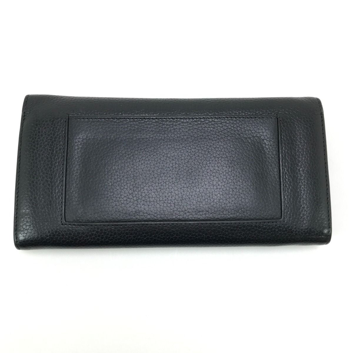 Celine Long Wallet Large Flap Multifunction S-Ba-0193 Black X Yellow
