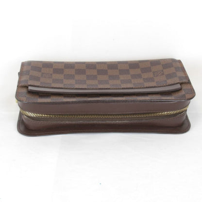 Louis Vuitton Saint Louis N51993 Clutch Bag In Damier Canvas Brown
