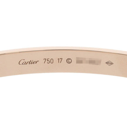 Cartier LOVE Bracelet 18K Pink Gold Love Bracelet Men's 17