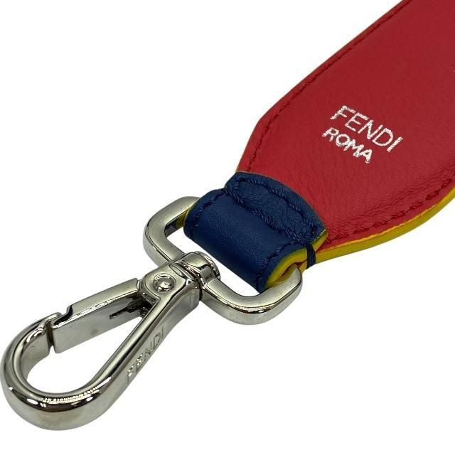 Fendi Strap You Long Shoulder Strap Accessories For Bags Flower Leather Studded