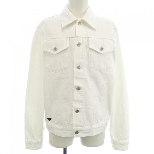 Prada Triangle Logo Geb 227 S231 12 pa Denim Jacket