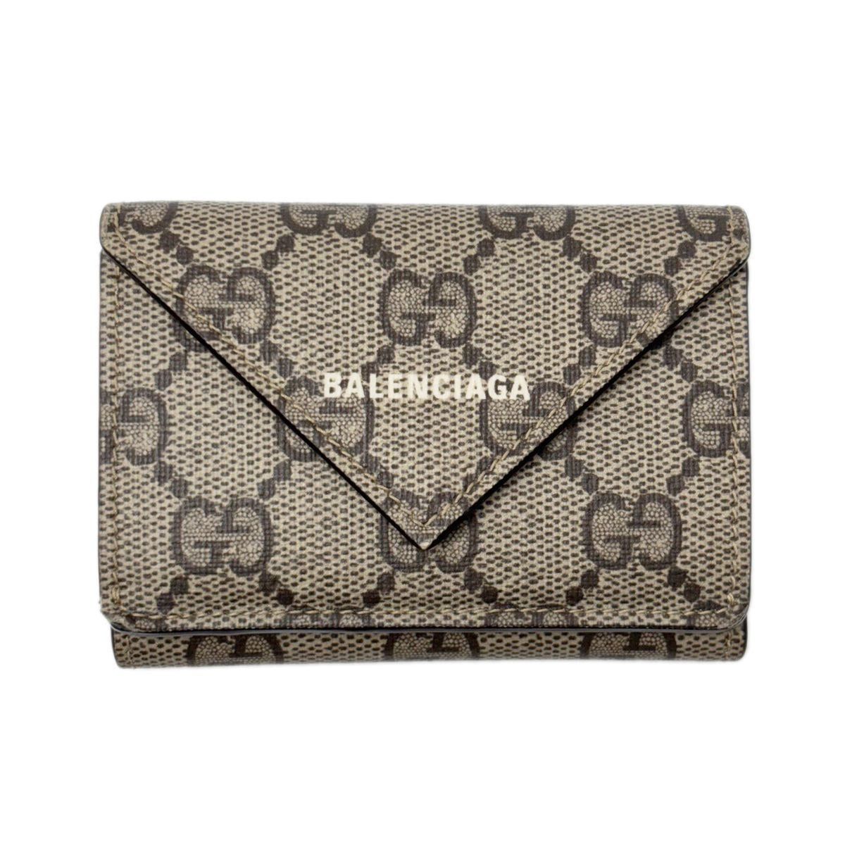 Gucci Wallet Trifold GG Supreme the Hacker Project Paper Mini Beige