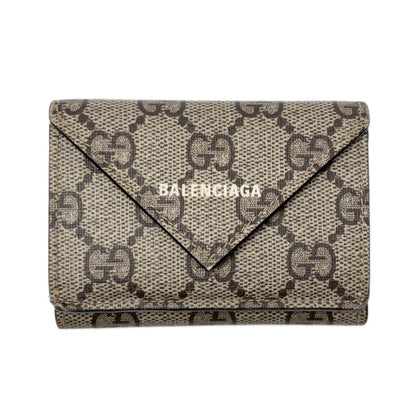 Gucci Wallet Trifold GG Supreme the Hacker Project Paper Mini Beige