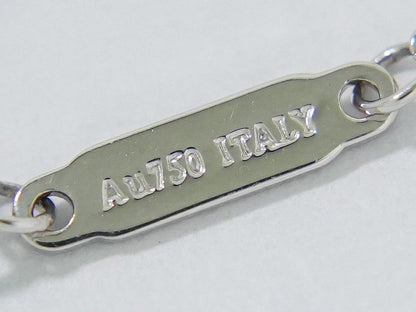 Authentic Tiffany & Co Tiffany & Co T Two Open Vertical Bar Au750 WG Necklace