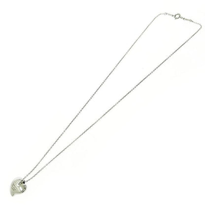 Tiffany & Co Silver Curved Heart Necklace 4.3g 925 Engraved 440341 Necklace