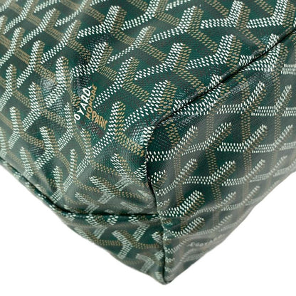 Goyard Shoulder Bag Saint Louis PM Green Leather